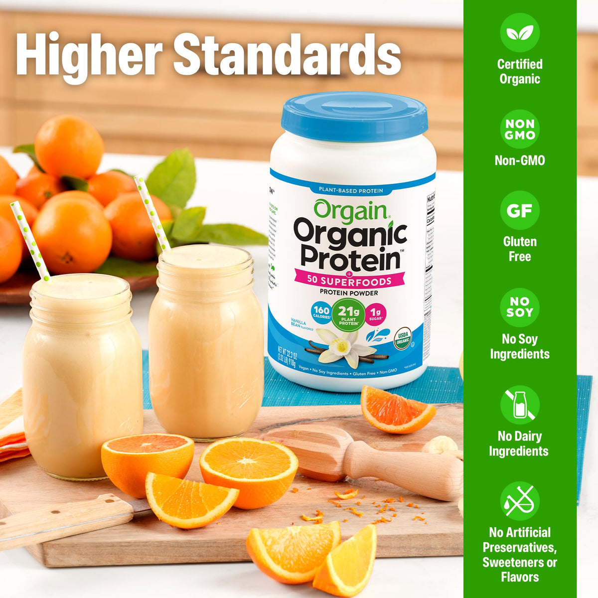 Orgain Organic Vegan Protein Powders