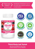 Lunakai Vitamin D3 Gummies for Adults and Kids - Tastiest Proprietary