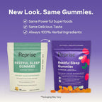 Reprise Melatonin Free Natural Sleep Aid Gummies - 45 Gummies - image 2