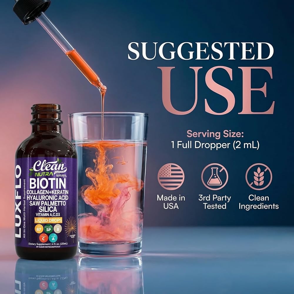 Clean Nutraceuticals Biotin Collagen Keratin Liquid Drops for Hair Growth - image 6
