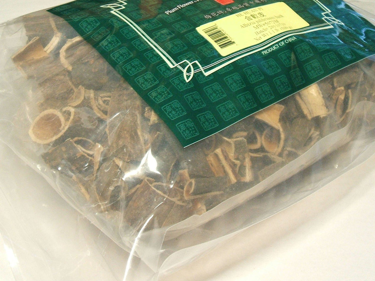Plum Flower Albizia Julibrissin Bark Cut Herb - 500g - image 2