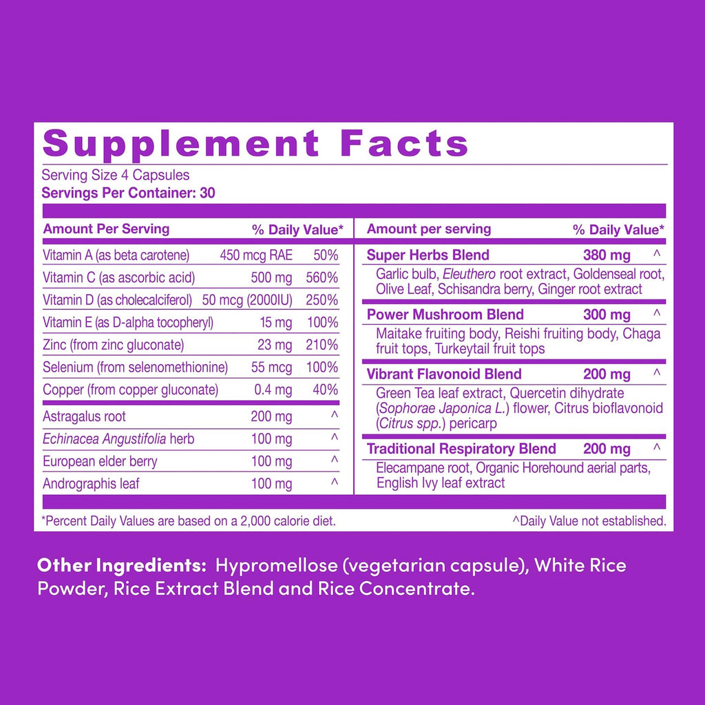 Further Food Ultimate Immune Support Capsules - 120 Vegan Capsules - image 2