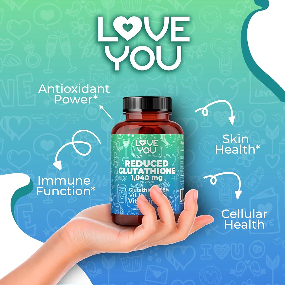 Love You Reduced Glutathione 1040 mg with Vitamins C, E & D3 - image 4