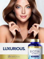 Carlyle Biotin 10000mcg - 300 Softgels - image 7