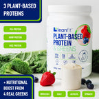 LeanFit Plant-Based Protein & Greens Natural Berry - 19 Servings - image 7