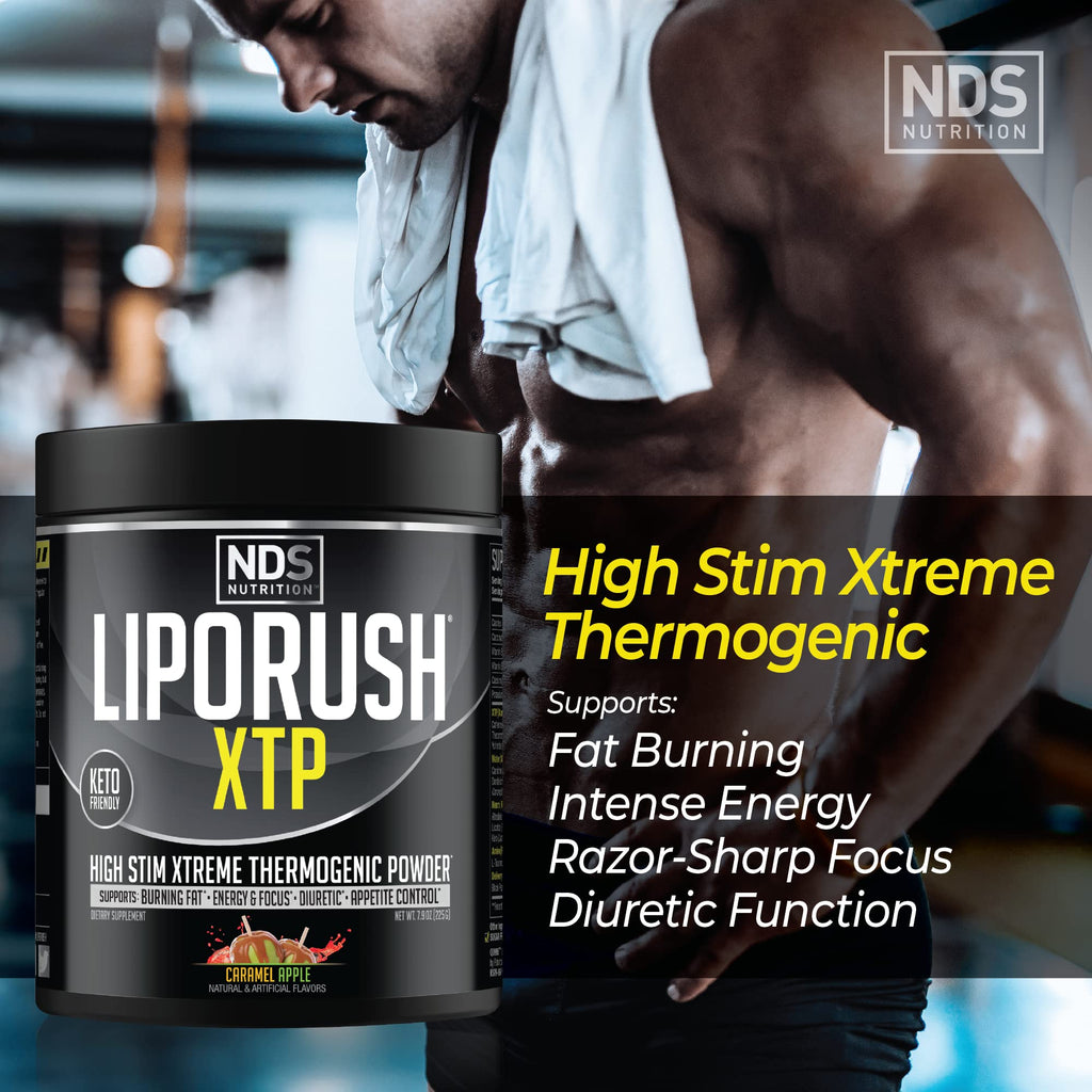 LIPORUSH NDS Nutrition XTP Thermogenic Caramel Apple - 45 Servings - image 4