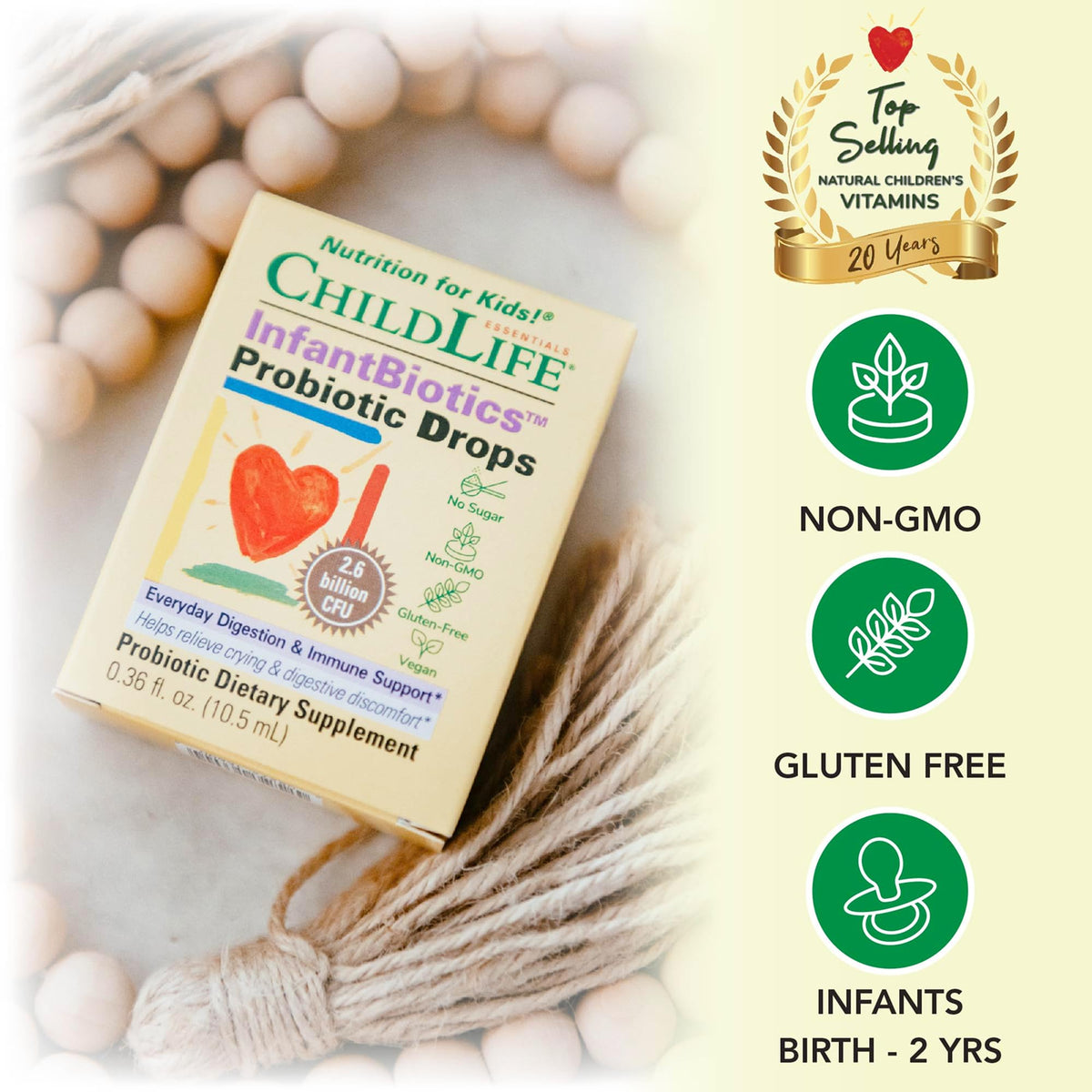 ChildLife Essentials InfantBiotics Baby Probiotic Drops - 0.36 Fl Oz - image 4