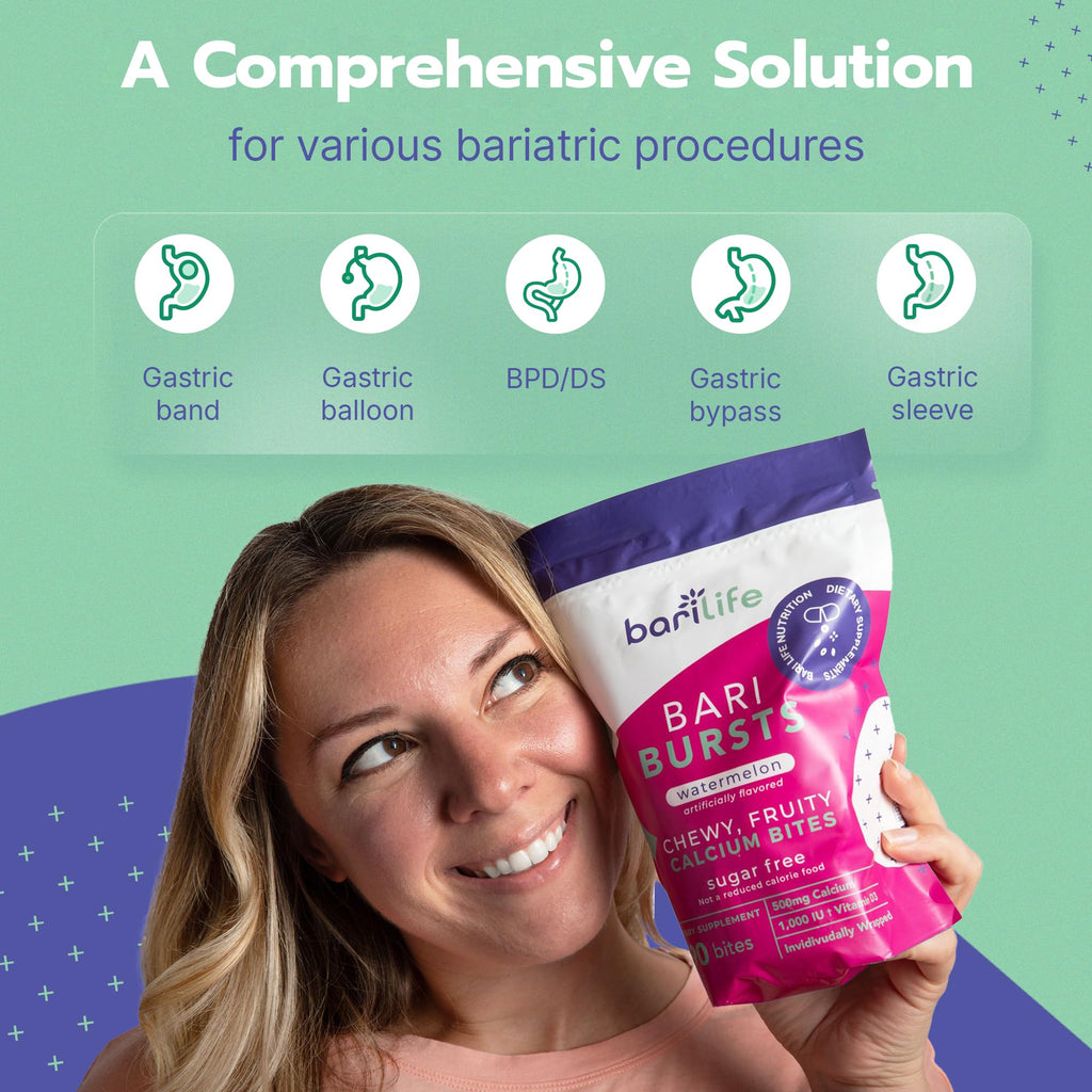 Bari Life Calcium Citrate Bariatric Chews with Vitamin D3 - 90 Gummies - image 6