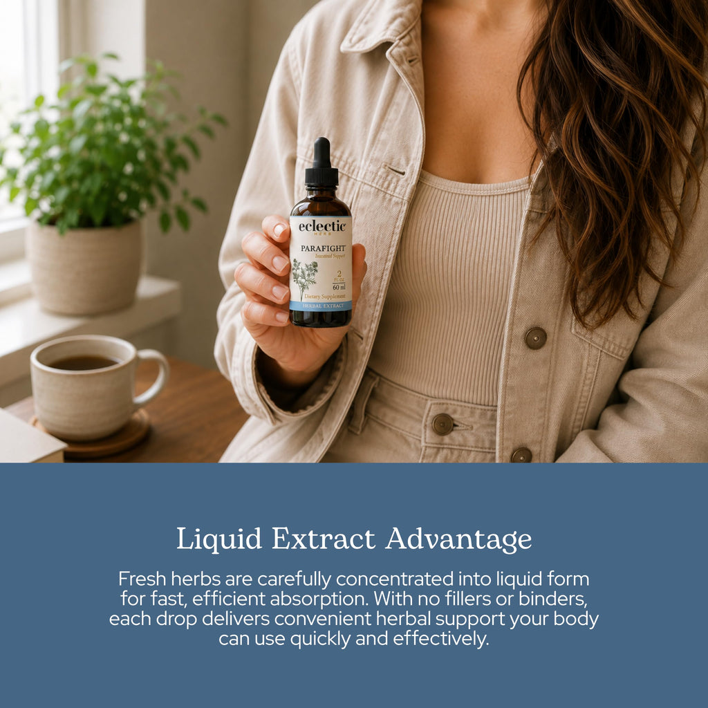 Eclectic Herb ParaFight Extract Liquid Drops Intestinal Support - 2 fl oz - image 5