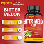 Papnami Bitter Melon Extract Capsules - 60 Count - image 2