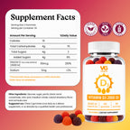 VITA GLOBE Vitamin D3 Gummies 2000 IU with Zinc & Echinacea - 120 Count - image 2