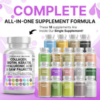 Clean Nutraceuticals Collagen Pills 1000mg Biotin 10000mcg Keratin