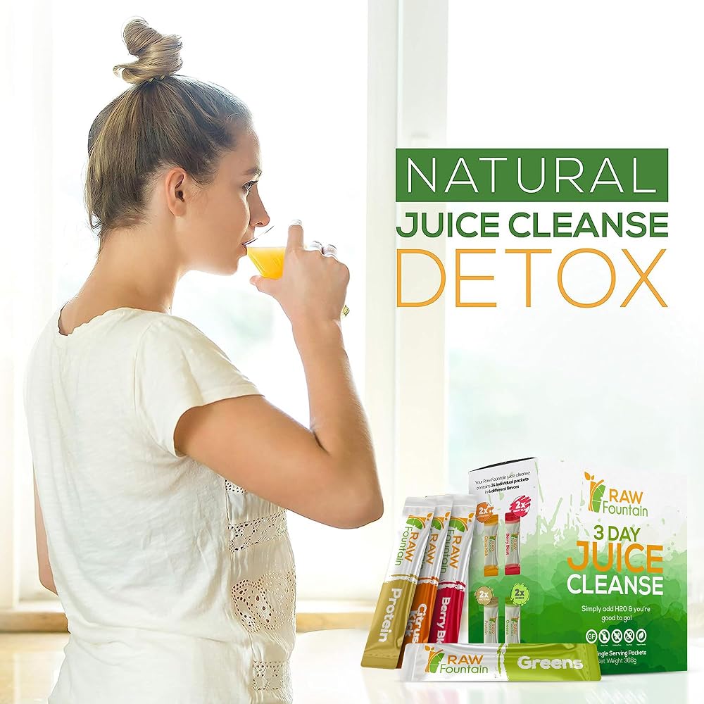 Raw Fountain 3 Day Juice Cleanse Detox - 24 Powder Packets - image 4