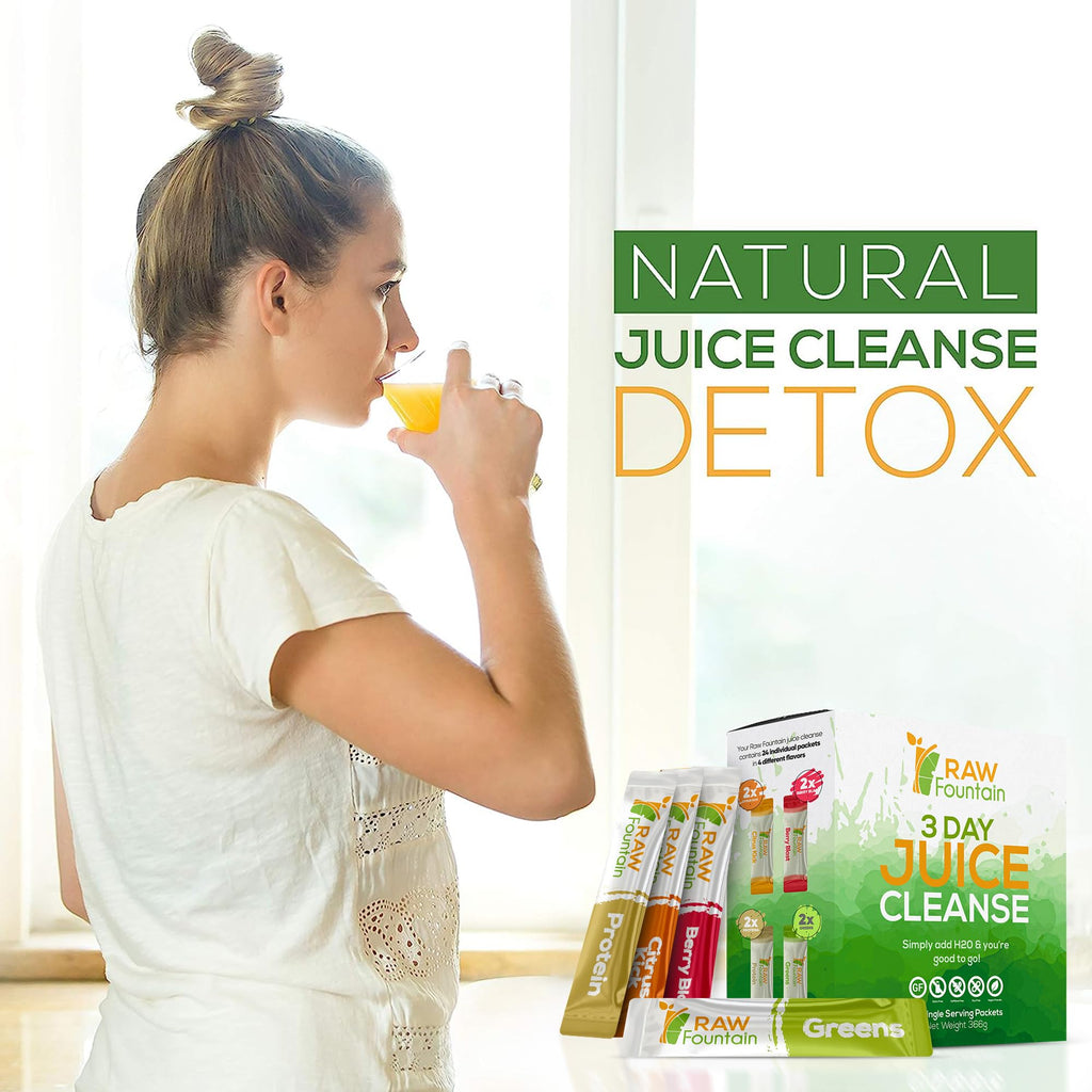 Raw Fountain 3 Day Juice Cleanse Detox - 24 Powder Packets - image 4