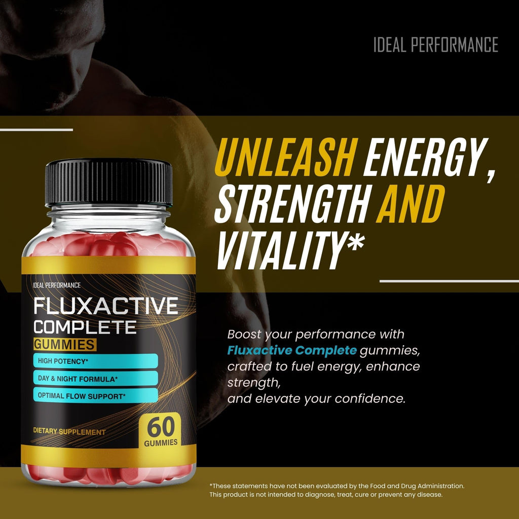 IDEAL PERFORMANCE Fluxactive Complete Gummies Max Strength - 60 Gummies - image 5