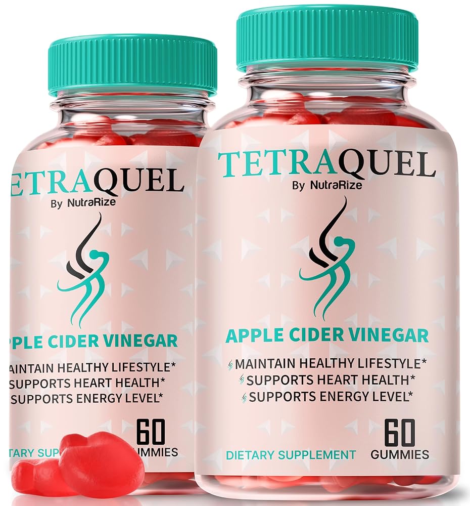 NutraRize Tetraquel Apple Cider Vinegar Keto Gummies - 120 Count