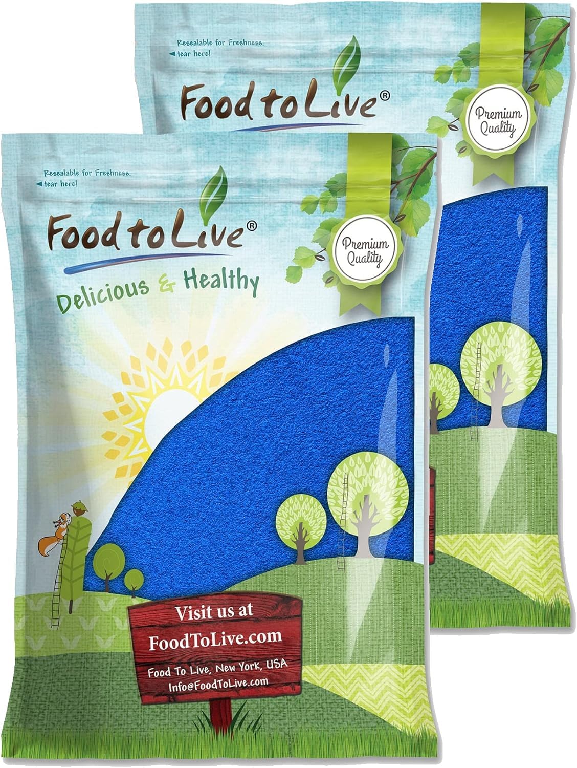 Food to Live Blue Spirulina Powder