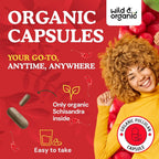 Wild & Organic Schisandra Capsules 1000 mg for Mood Support - 90 Count - image 4