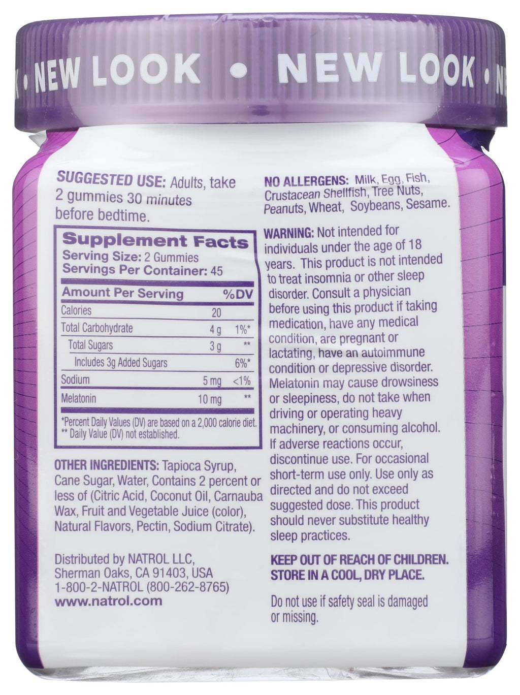 Natrol Melatonin Gummies 10 mg Sleep Support - 90 Gummies - image 7
