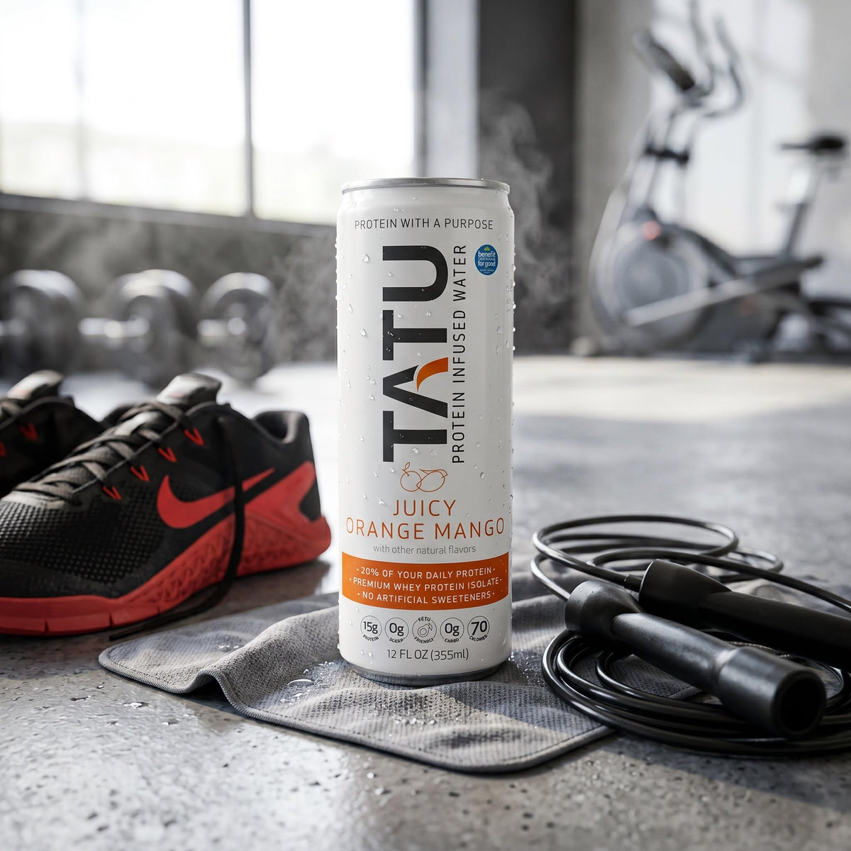 TATU Protein Water Juicy Orange Mango 15g Whey Isolate - Pack of 4 - image 4