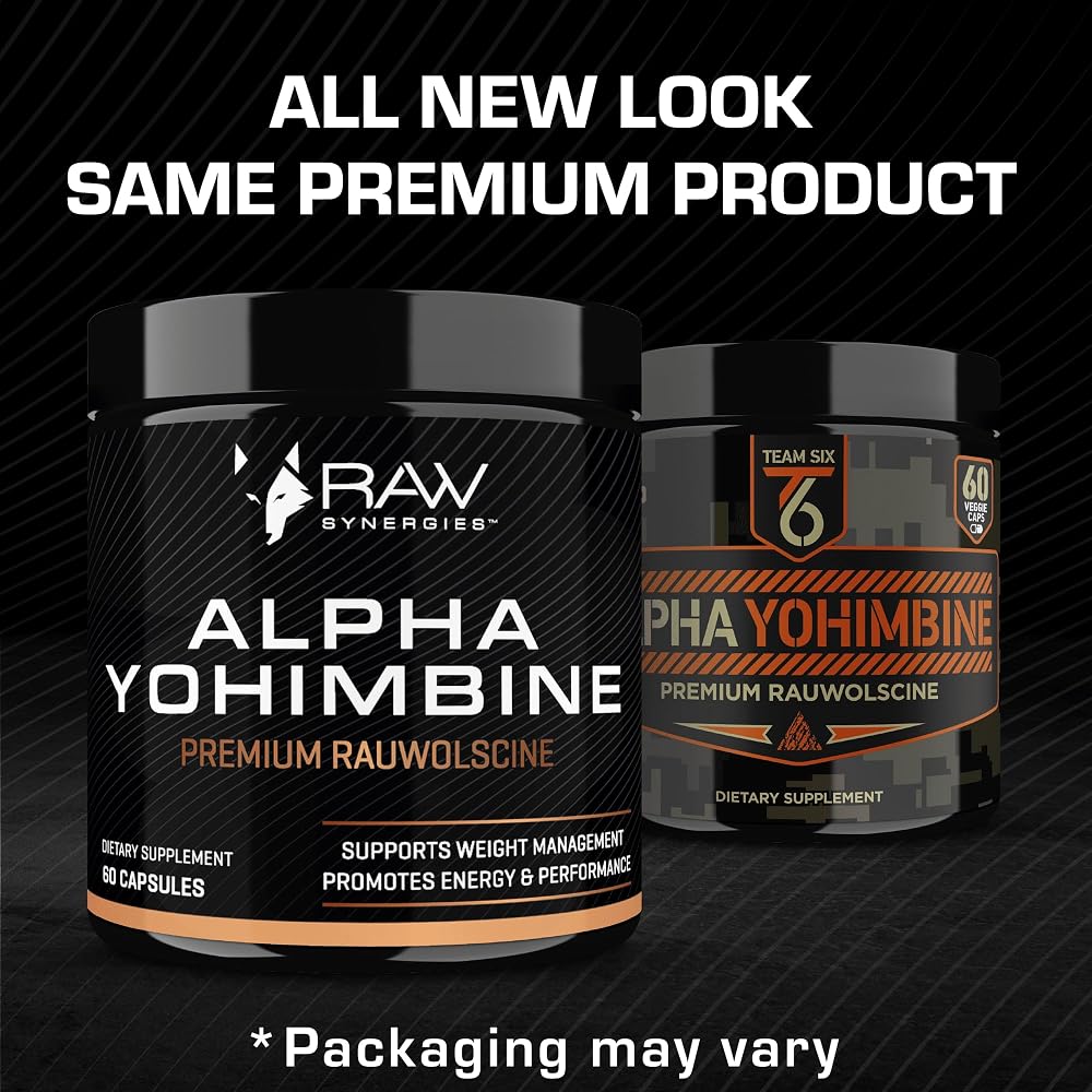 Team Six Supplements Alpha Yohimbine Fat Burner - 60 Capsules - image 2