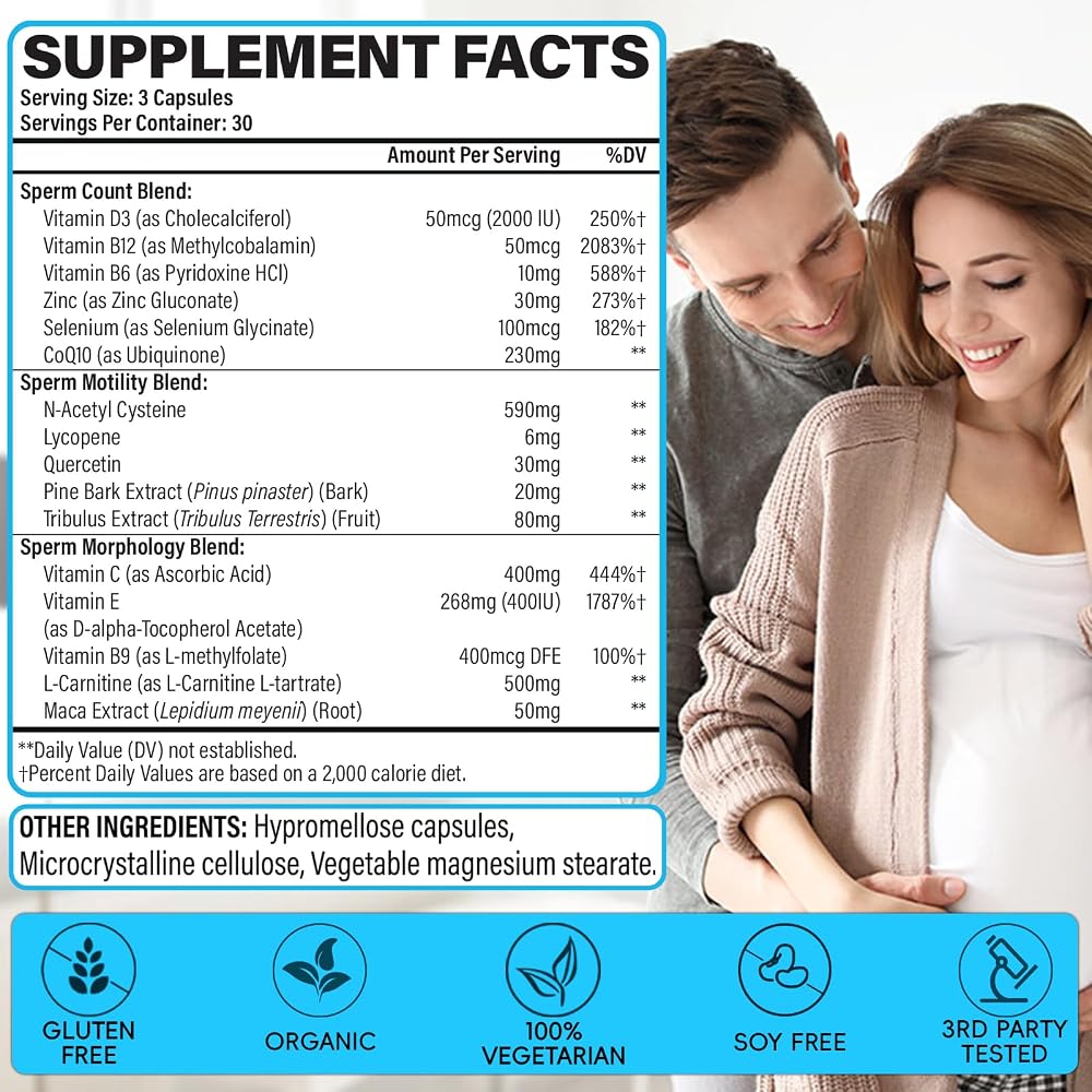 Chisytkiy Male Fertility Supplement - 90 Vegetarian Capsules - image 2