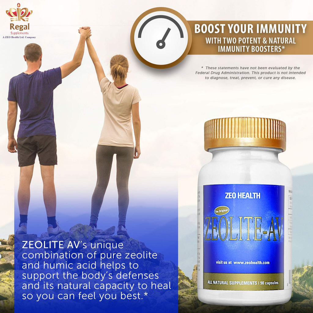 Zeo Health Zeolite-AV Capsules Immune Support - 90 Capsules - image 2