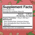 MARYRUTH'S Organic Ginseng Vitality Liquid Drops - 1 fl oz - image 2