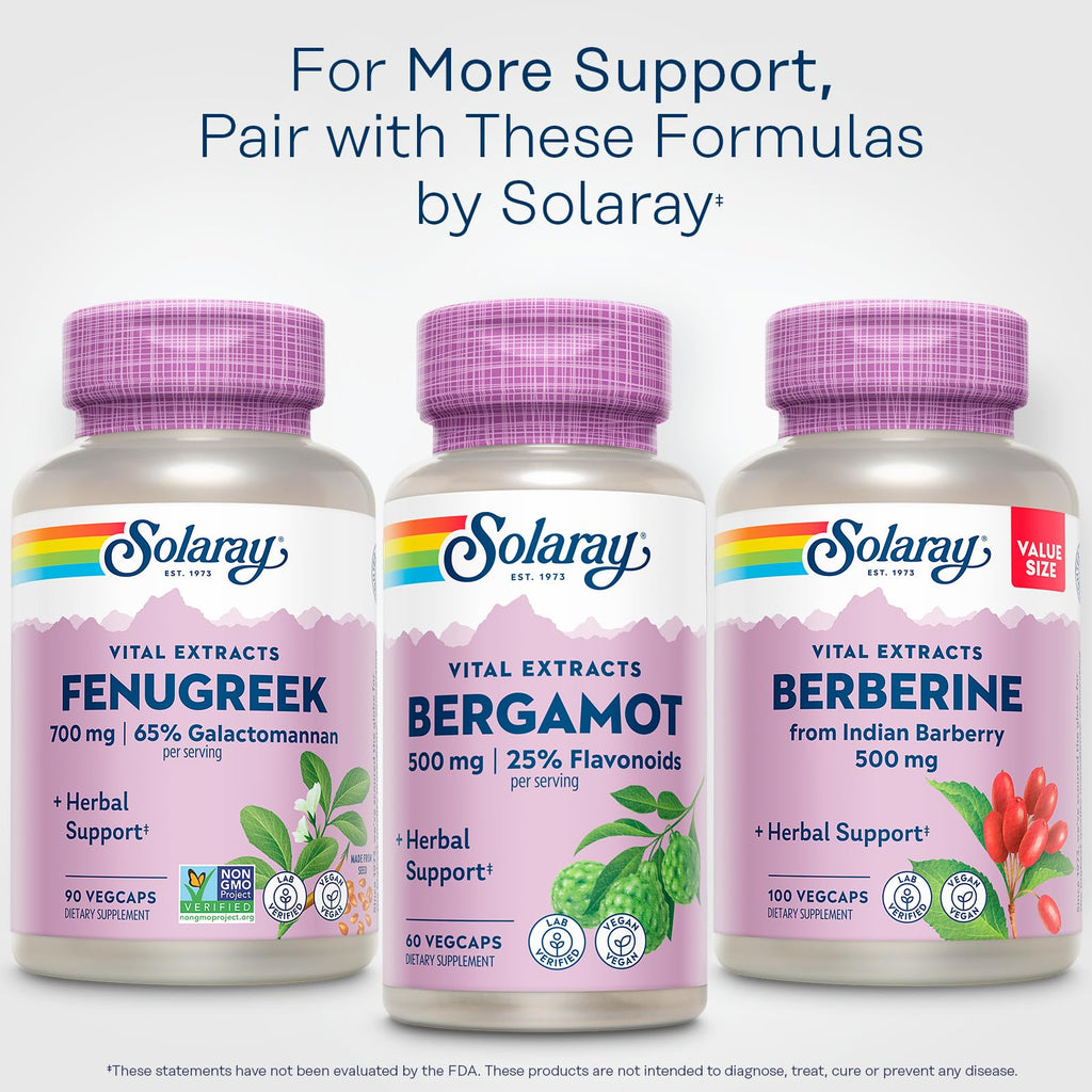 SOLARAY Fenugreek Seed Extract 700 mg - 90 Vegetarian Capsules - image 6