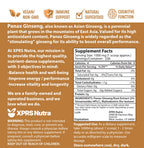 XPRS Nutra Ginseng Root Extract Powder - Ginseng Powder Supports