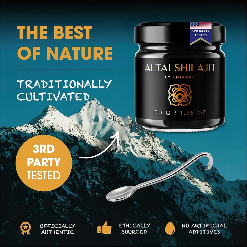 UNTANAS Altai Shilajit Resin for Vitality & Mental Clarity - 50g - image 4