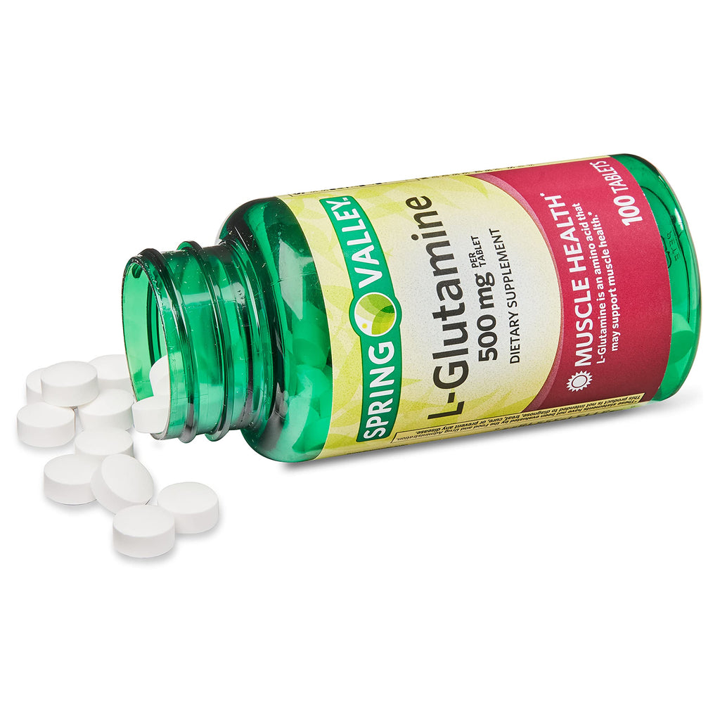 Spring Valley L-Glutamine 500mg - 200 Tablets - image 2