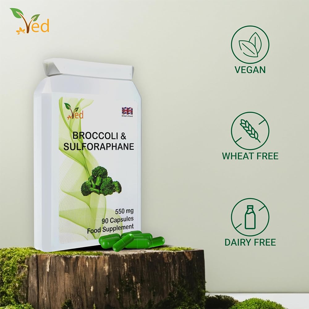 Ved Broccoli Sulforaphane 550 mg - 90 Capsules - image 4