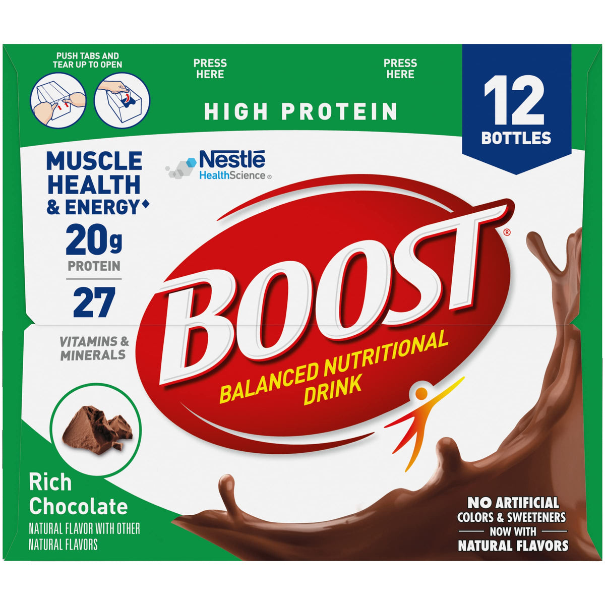 BOOST High Protein Balanced Nutritional Drink Rich Chocolate - 12 x 8 FL OZ - image 5