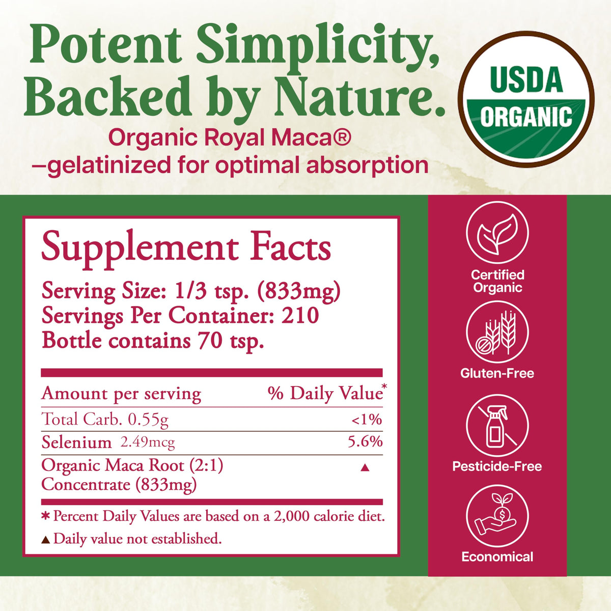 Whole World Botanicals Royal Maca Powder - 175g - image 3