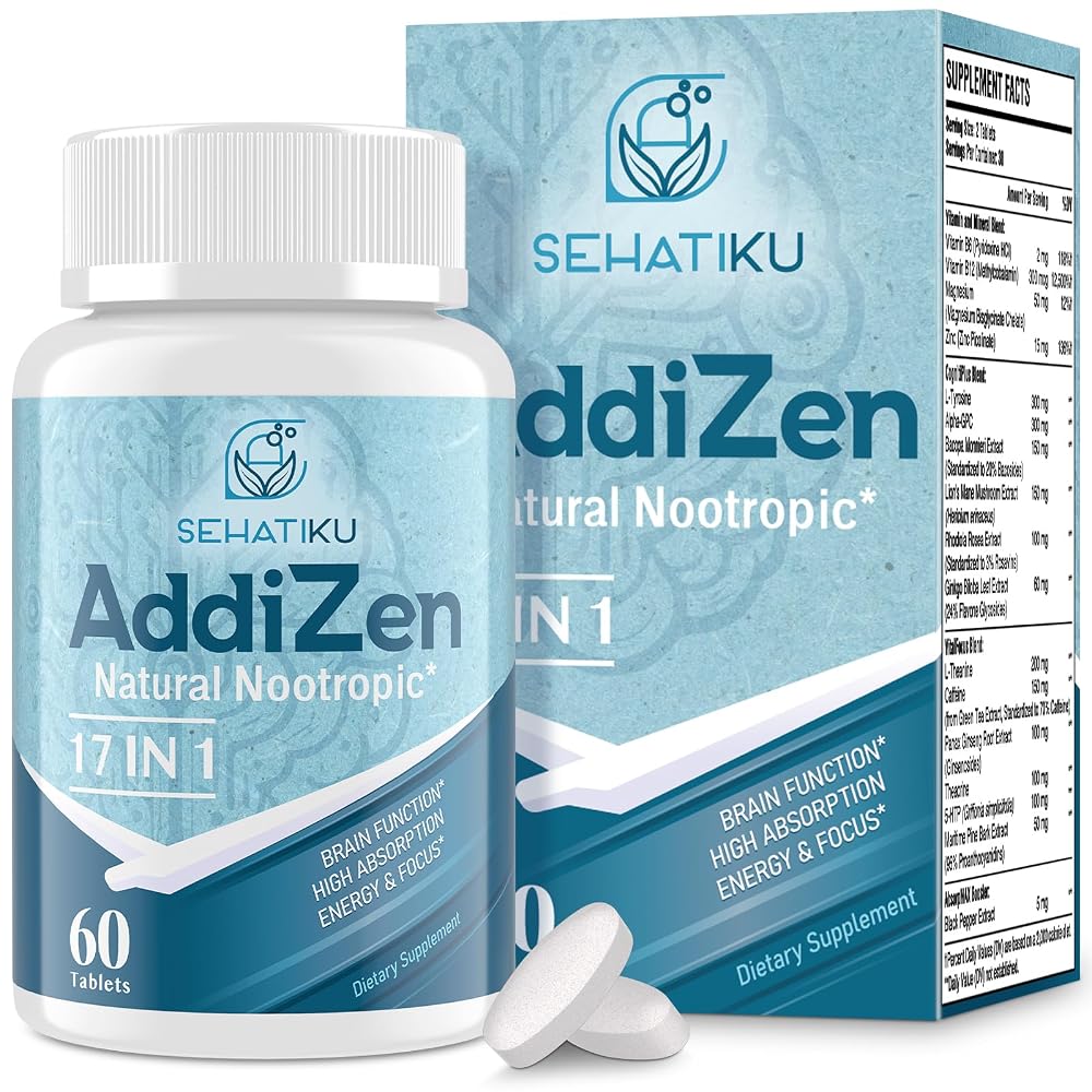 SehatiKu 17-in-1 Brain Supplement for Memory and Focus