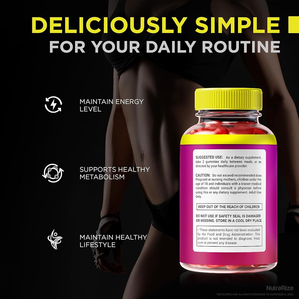 NutraRize Baja Slim Keto ACV Gummies - 180 Gummies - image 6