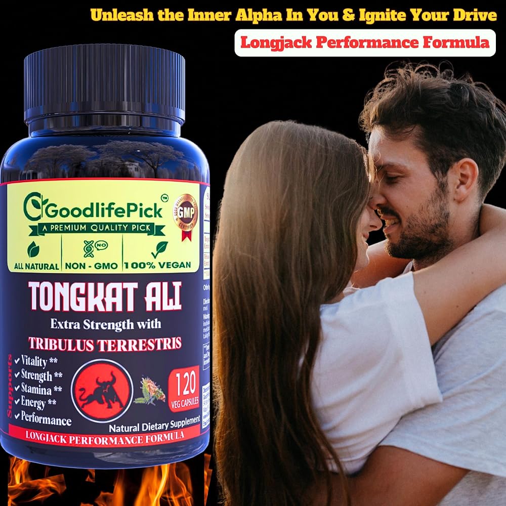 GoodlifePick Tongkat Ali with Tribulus Terrestris - 120 Vegetarian Capsules - image 6