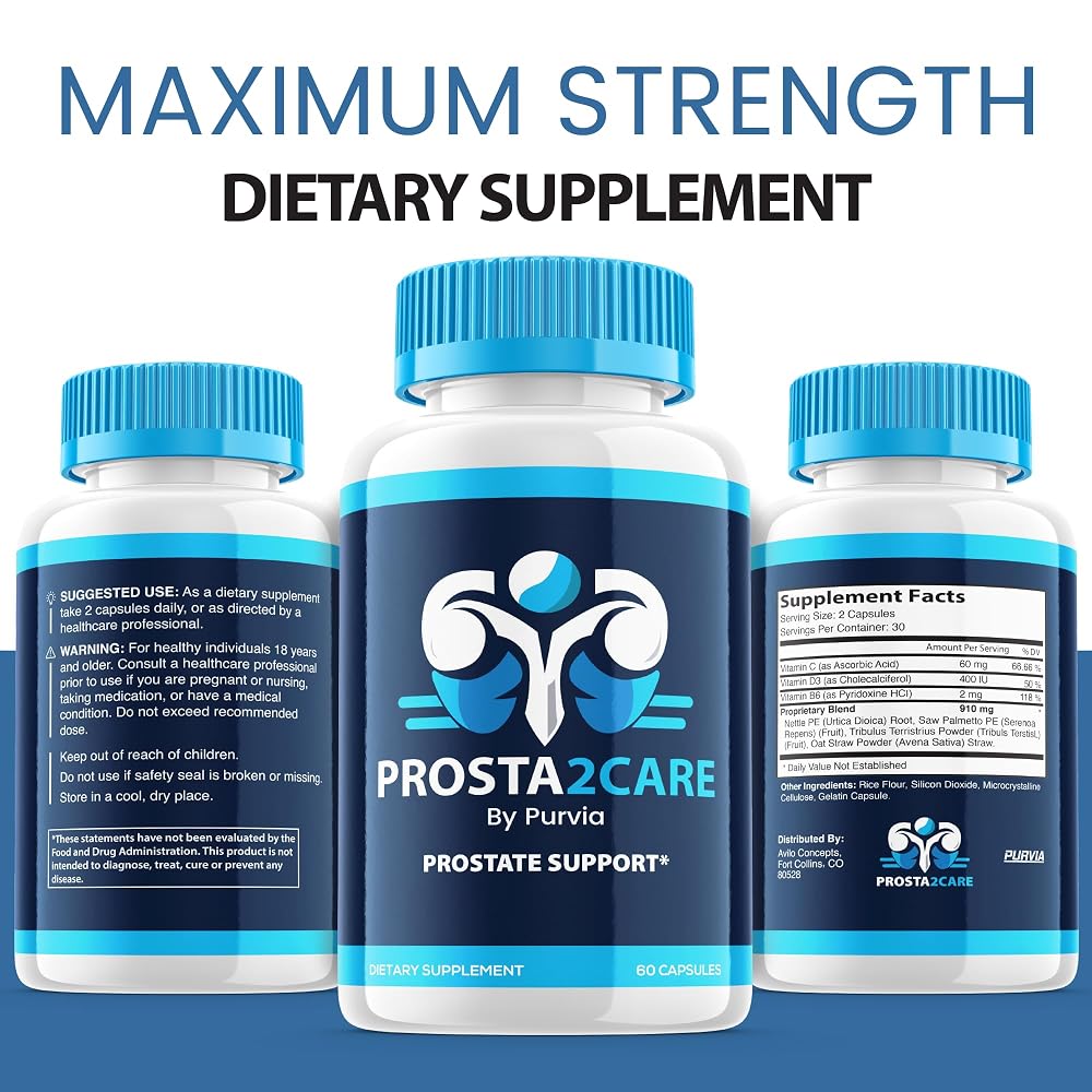 Purvia Prosta2care Advanced Strength Wellness Support - 60 Capsules - image 4