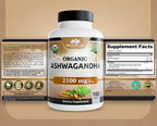 NaturaLife Labs Organic Ashwagandha 2100 mg - 100 Capsules - image 8