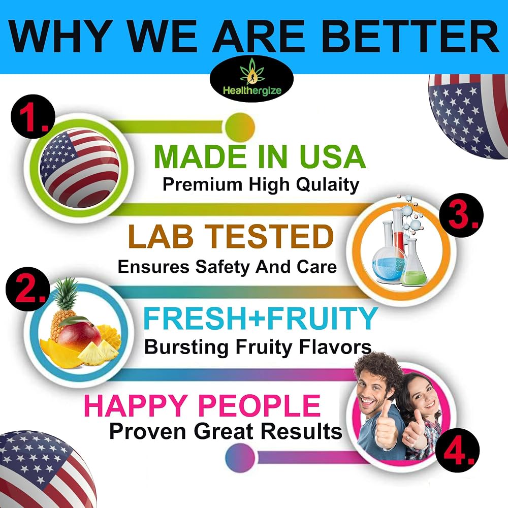 Healthergize Hemp Gummies for Sleep - 90 Gummies - image 3