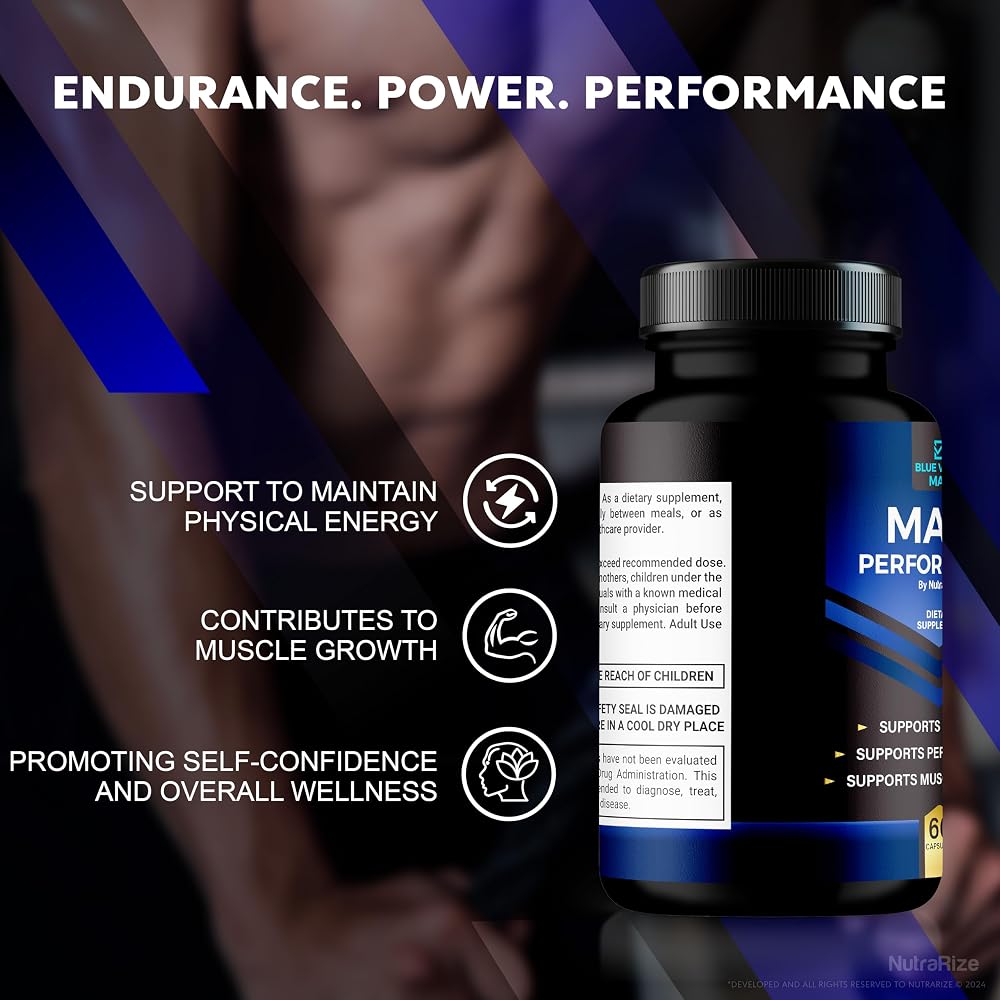 NutraRize Blue Vigor Max Capsules for Men - 120 Capsules - image 7