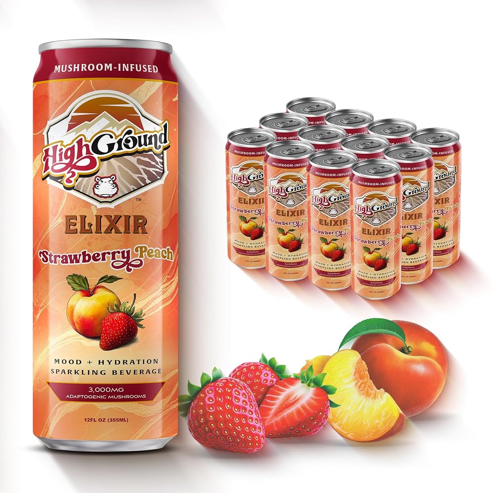 High Ground Elixir Mushroom Seltzer