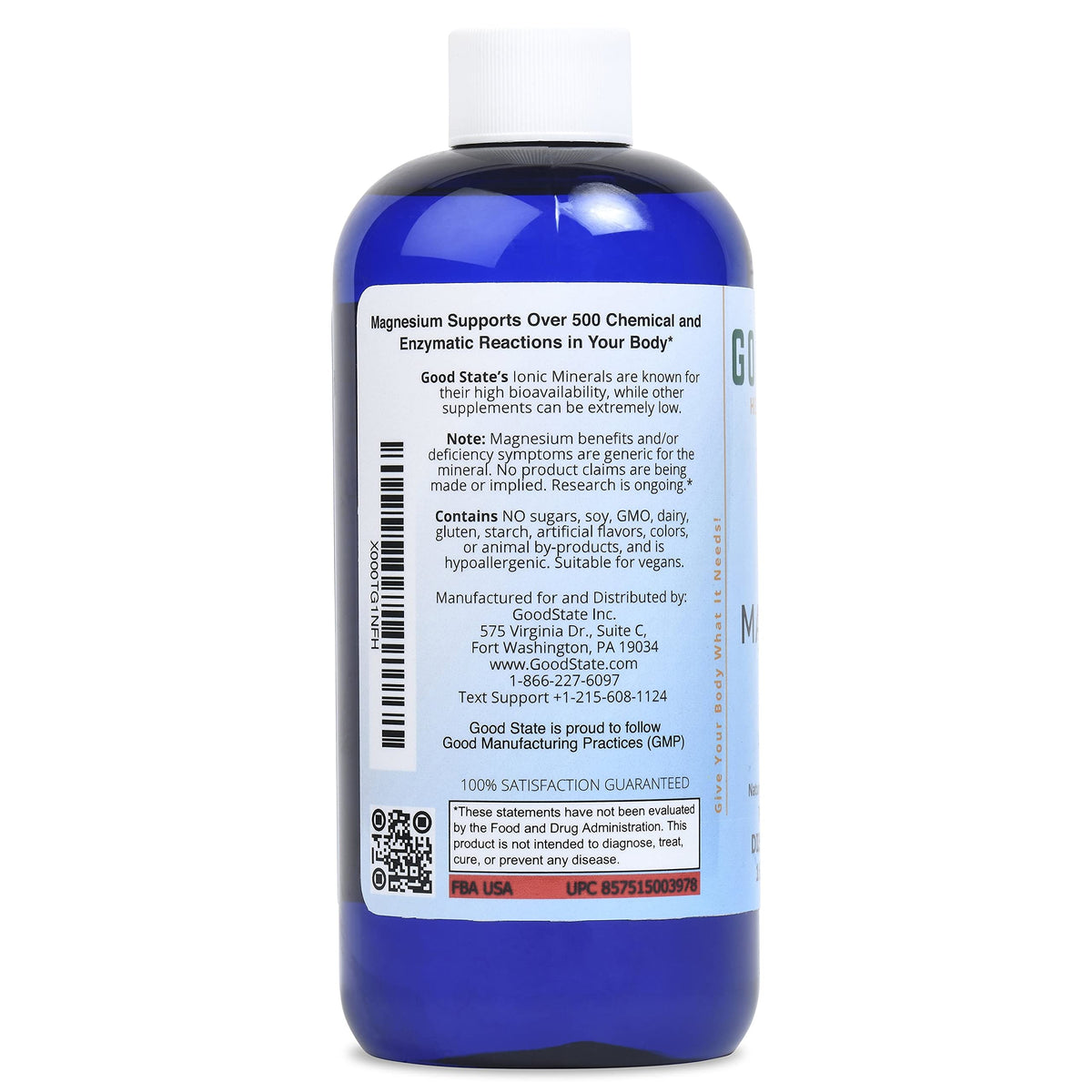 Good State Ionic Magnesium Liquid Supplement - 16 oz - image 3
