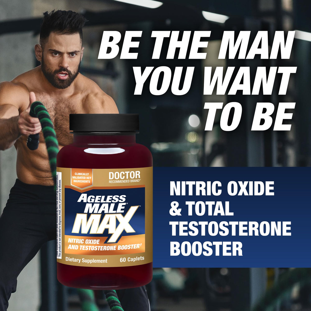 New Vitality Ageless Male Max Total Testosterone Booster Supplement