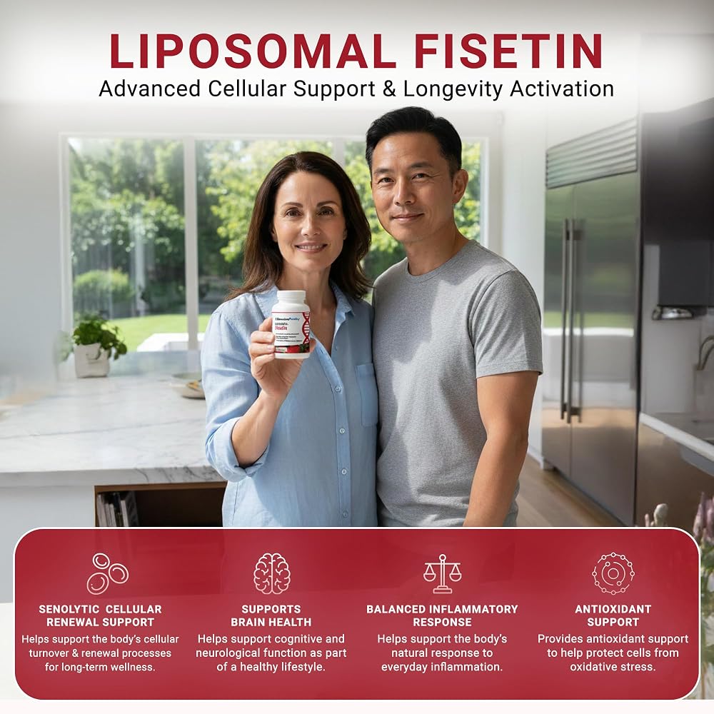GenuinePurity Liposomal Fisetin 150mg - 60 Vegan Capsules - image 3
