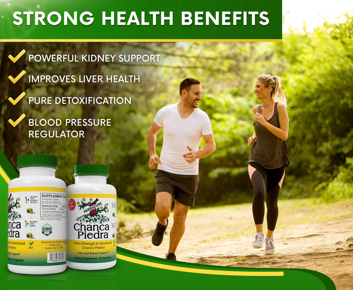 HERBACURE Chanca Piedra 500 mg Kidney Health - 60 Capsules - image 4