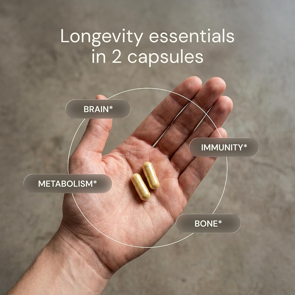 Blueprint Bryan Johnson Essential Capsules Multivitamin - 60 Softgels - image 4