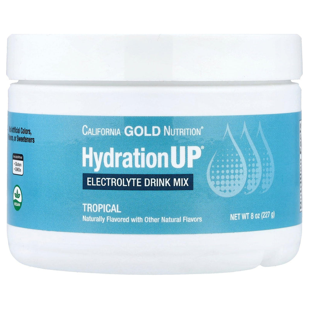 California Gold Nutrition HydrationUP Electrolyte Drink Mix Tropical - 8 oz