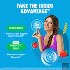 Digestive Advantage Prebiotic Fiber Gummies + Probiotics for Gut